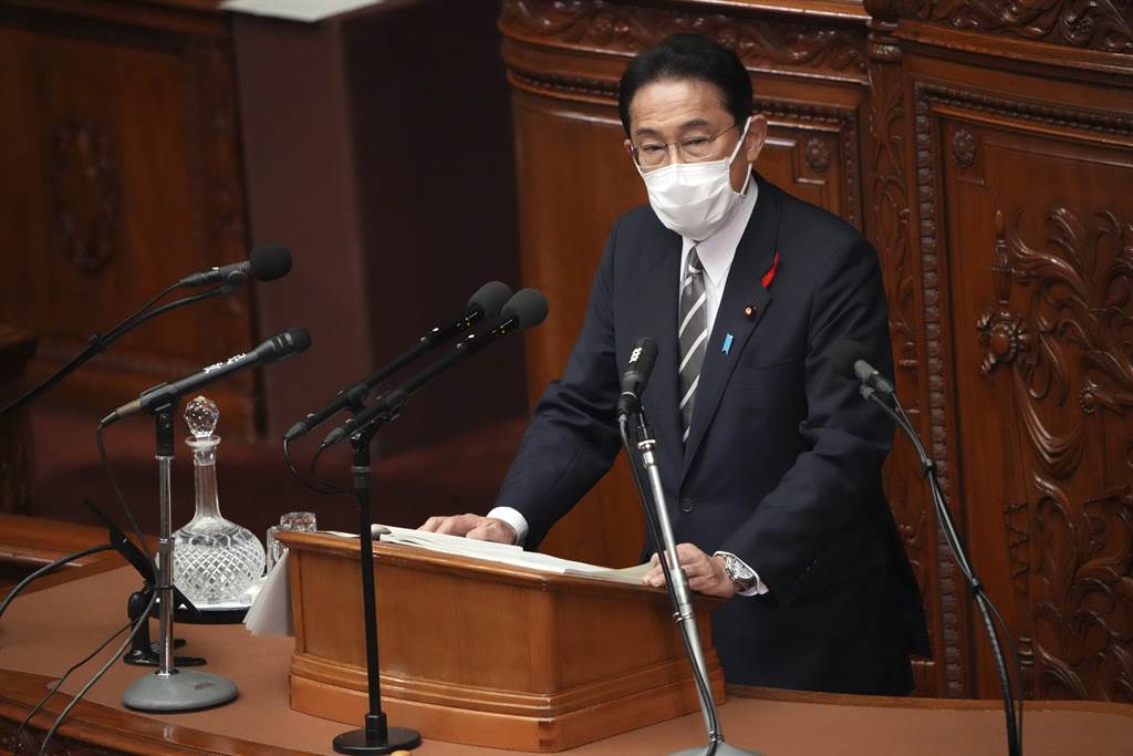 日本新任首相岸田文雄。