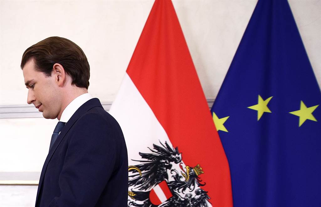 因涉嫌腐敗罪而下台的奧地利前總理Sebastian Kurz。