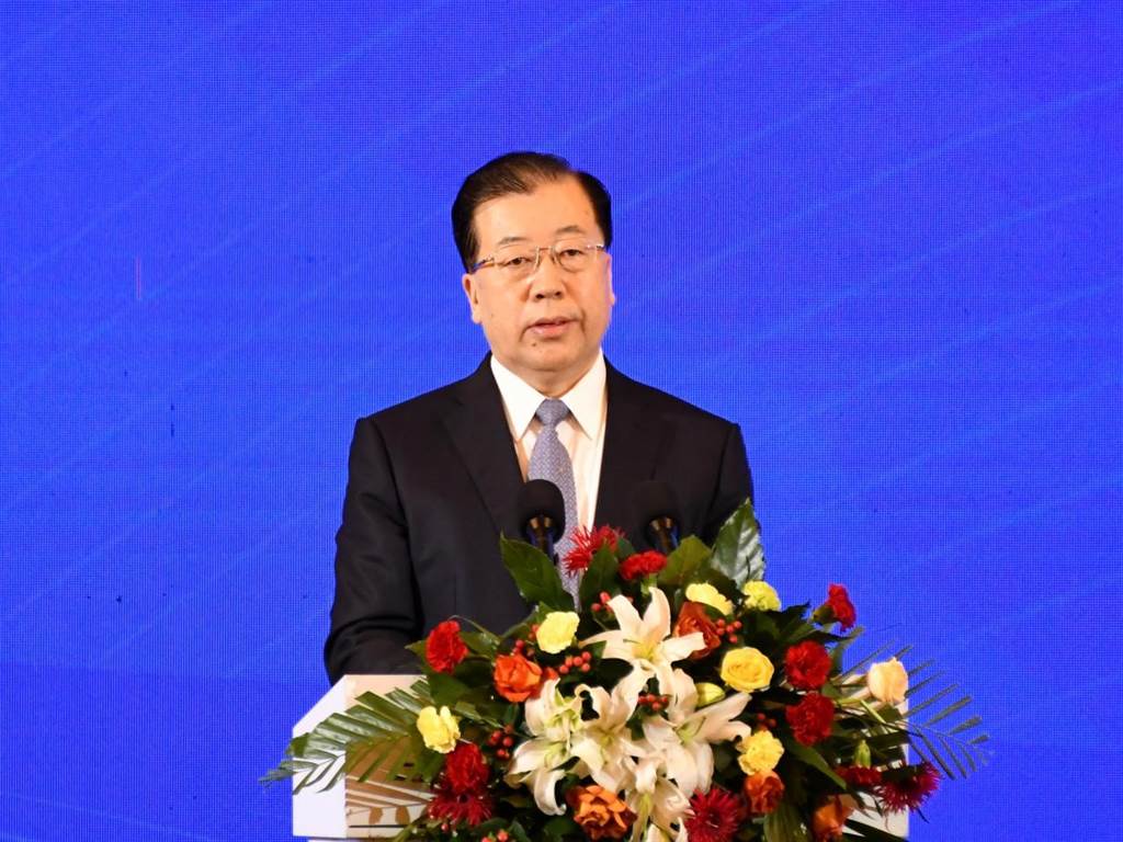 省委常委、統戰部長張江汀致辭。