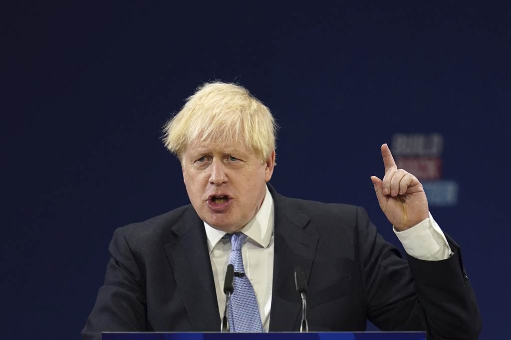 英國首相強生（Boris Johnson）。