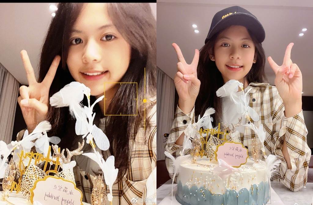 翁虹女兒昨過14歲生日。
