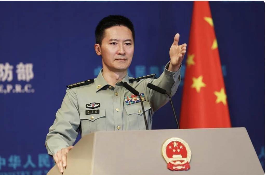 大陸國防部新聞發言人譚克非。